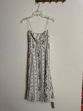 Reformation Juliette Dress Heath Floral Print Midi 2